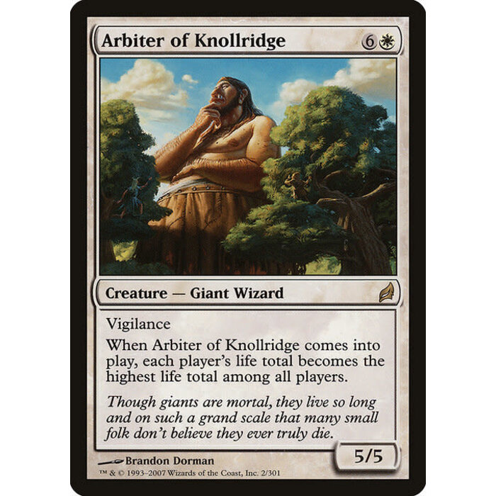 Magic: The Gathering Arbiter of Knollridge (002) Moderately Played