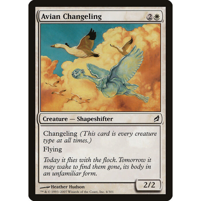 Magic: The Gathering Avian Changeling (004) Moderately Played