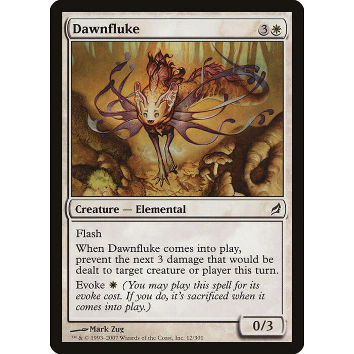 Magic: The Gathering Dawnfluke (012) Moderately Played