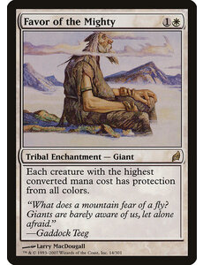 Magic: The Gathering Favor of the Mighty (014) Moderately Played