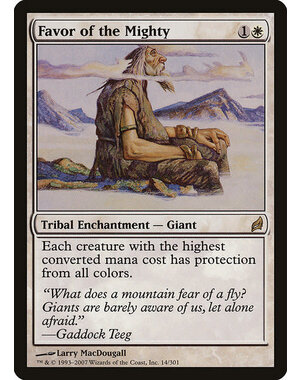 Magic: The Gathering Favor of the Mighty (014) Moderately Played