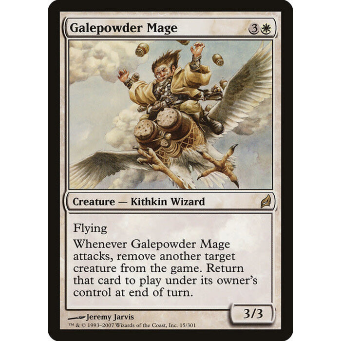 Magic: The Gathering Galepowder Mage (015) Moderately Played