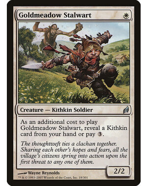 Magic: The Gathering Goldmeadow Stalwart (018) Moderately Played