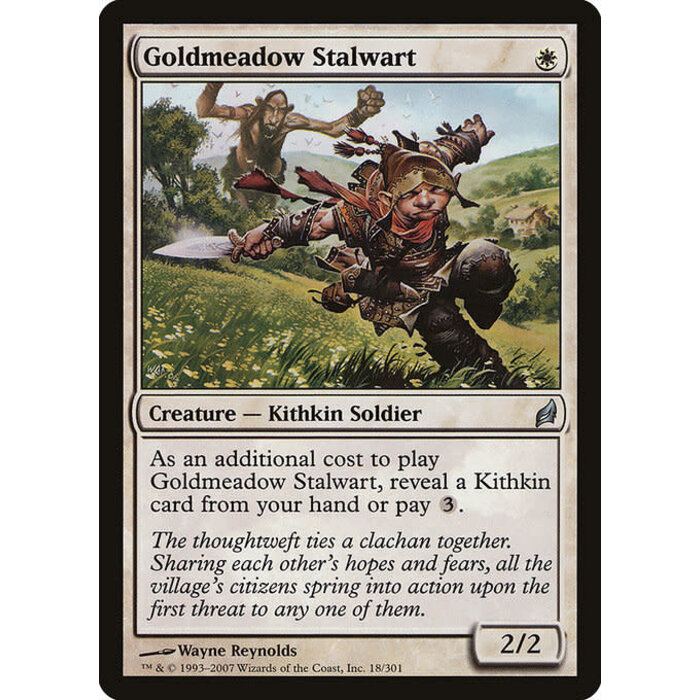 Magic: The Gathering Goldmeadow Stalwart (018) Moderately Played
