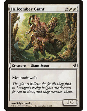 Magic: The Gathering Hillcomber Giant (020) Moderately Played