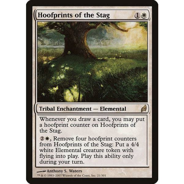 Magic: The Gathering Hoofprints of the Stag (021) Moderately Played
