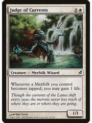 Magic: The Gathering Judge of Currents (022) Moderately Played