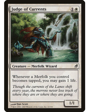 Magic: The Gathering Judge of Currents (022) Moderately Played