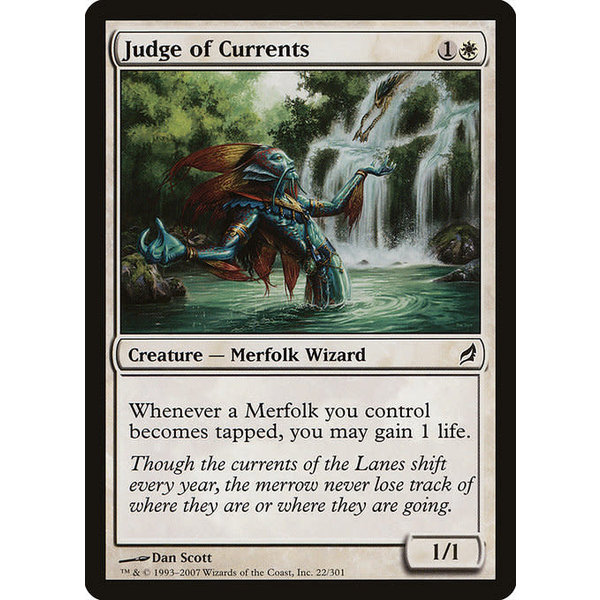 Magic: The Gathering Judge of Currents (022) Moderately Played