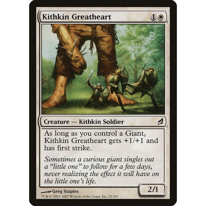 Magic: The Gathering Kithkin Greatheart (025) Moderately Played Foil