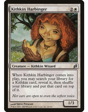 Magic: The Gathering Kithkin Harbinger (026) Moderately Played
