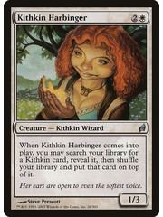 Magic: The Gathering Kithkin Harbinger (026) Moderately Played Foil