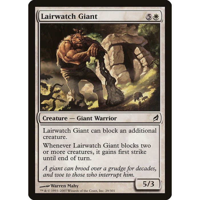 Magic: The Gathering Lairwatch Giant (029) Moderately Played