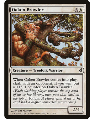 Magic: The Gathering Oaken Brawler (033) Moderately Played