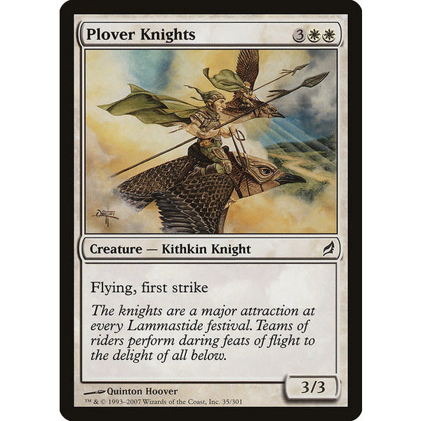 Magic: The Gathering Plover Knights (035) Moderately Played