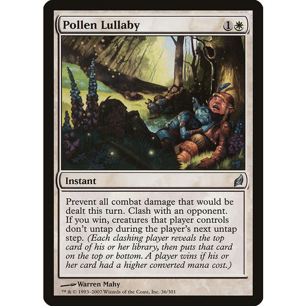 Magic: The Gathering Pollen Lullaby (036) Moderately Played