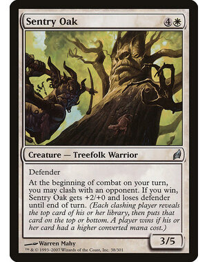 Magic: The Gathering Sentry Oak (038) Moderately Played