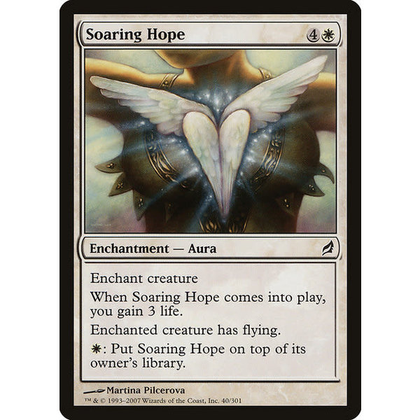 Magic: The Gathering Soaring Hope (040) Moderately Played