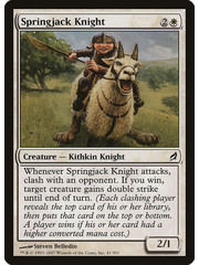 Magic: The Gathering Springjack Knight (041) Moderately Played