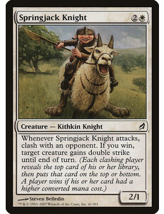 Magic: The Gathering Springjack Knight (041) Moderately Played