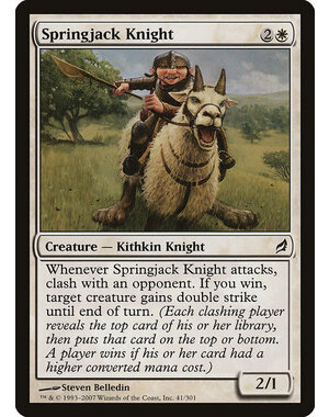 Magic: The Gathering Springjack Knight (041) Moderately Played