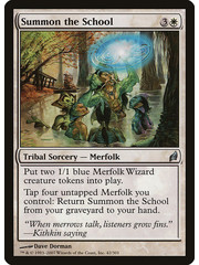 Magic: The Gathering Summon the School (042) Moderately Played