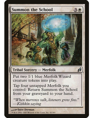 Magic: The Gathering Summon the School (042) Moderately Played