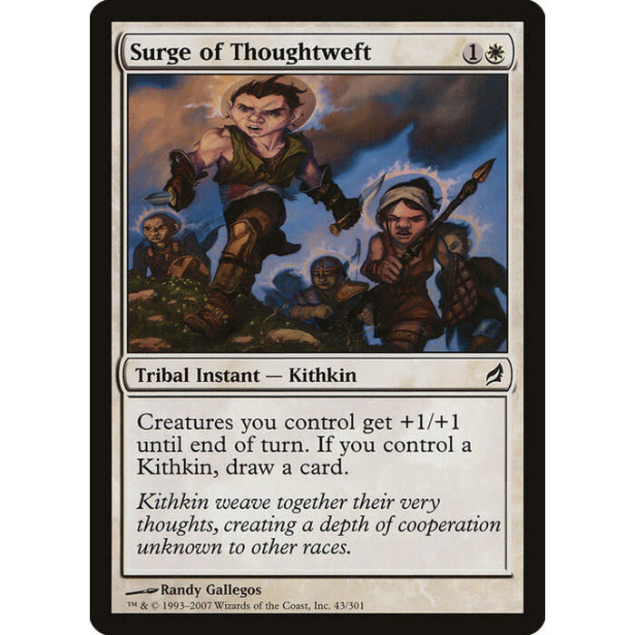 Magic: The Gathering Surge of Thoughtweft (043) Moderately Played