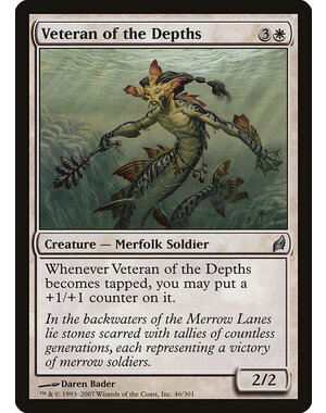 Magic: The Gathering Veteran of the Depths (046) Moderately Played