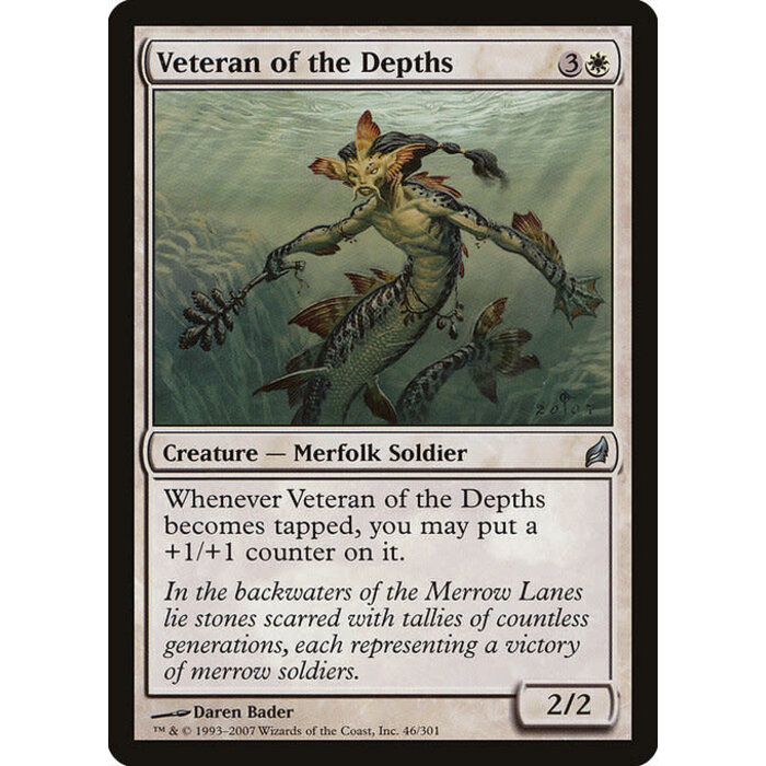 Magic: The Gathering Veteran of the Depths (046) Moderately Played