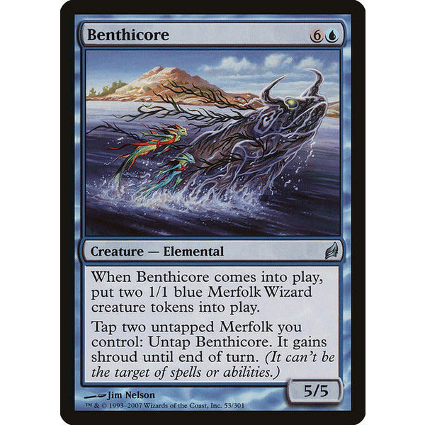 Magic: The Gathering Benthicore (053) Moderately Played Foil