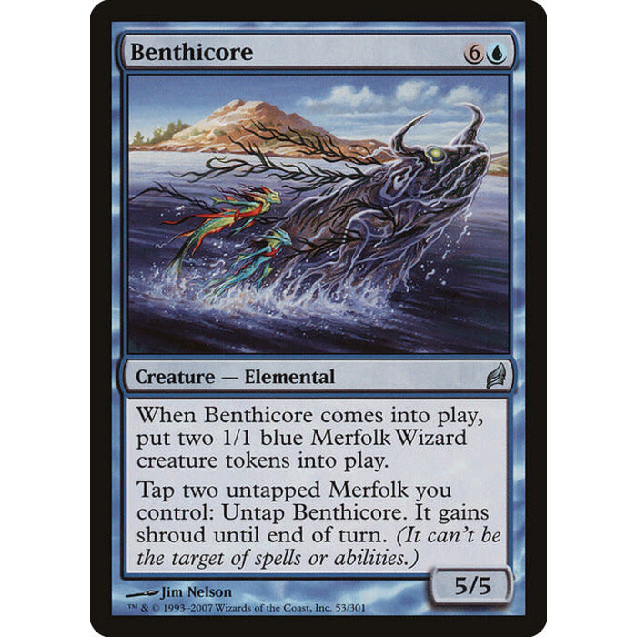 Magic: The Gathering Benthicore (053) Moderately Played Foil