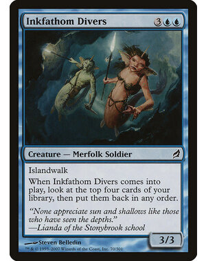 Magic: The Gathering Inkfathom Divers (070) Moderately Played