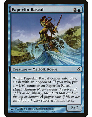 Magic: The Gathering Paperfin Rascal (077) Moderately Played