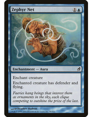Magic: The Gathering Zephyr Net (098) Moderately Played