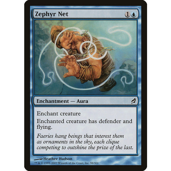 Magic: The Gathering Zephyr Net (098) Moderately Played