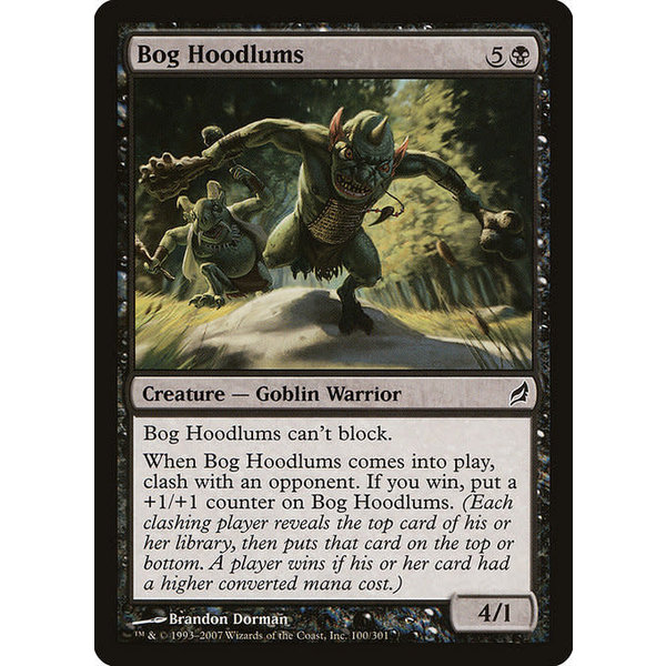 Magic: The Gathering Bog Hoodlums (100) Moderately Played