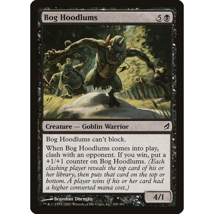 Magic: The Gathering Bog Hoodlums (100) Moderately Played