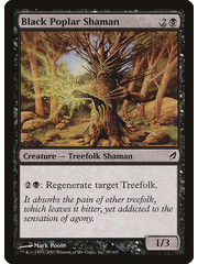 Magic: The Gathering Black Poplar Shaman (099) Moderately Played