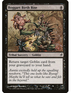 Magic: The Gathering Boggart Birth Rite (101) Moderately Played