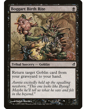 Magic: The Gathering Boggart Birth Rite (101) Moderately Played
