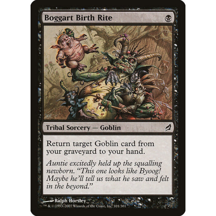Magic: The Gathering Boggart Birth Rite (101) Moderately Played