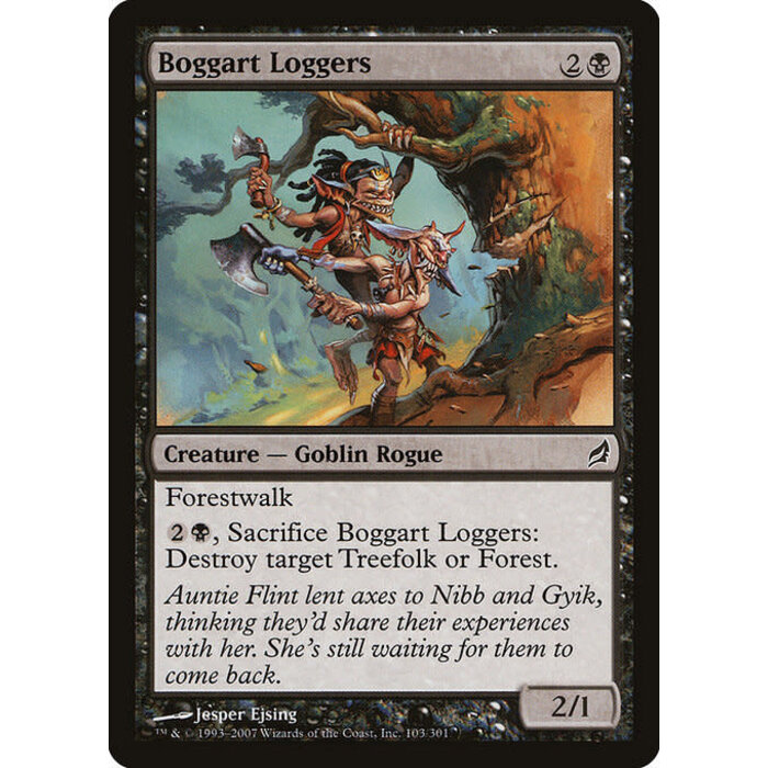 Magic: The Gathering Boggart Loggers (103) Moderately Played