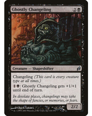 Magic: The Gathering Ghostly Changeling (116) Moderately Played