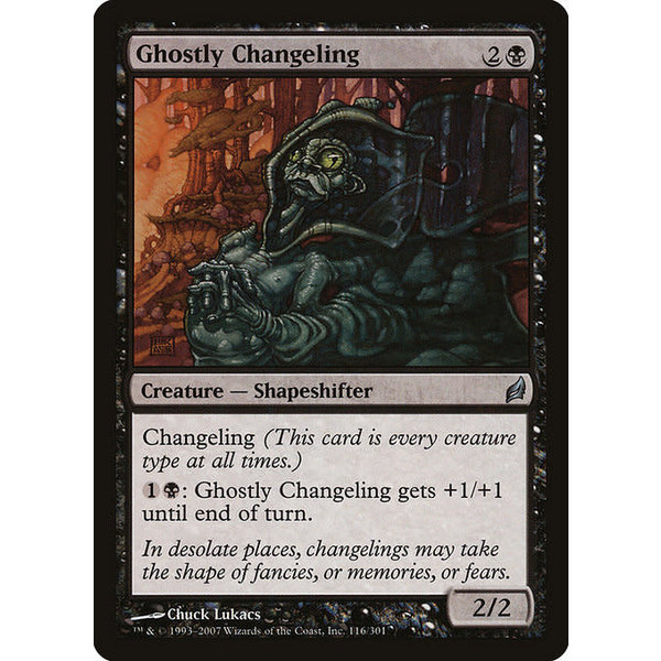 Magic: The Gathering Ghostly Changeling (116) Moderately Played