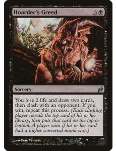 Magic: The Gathering Hoarder's Greed (117) Moderately Played