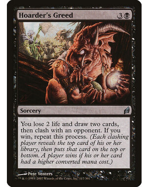 Magic: The Gathering Hoarder's Greed (117) Moderately Played