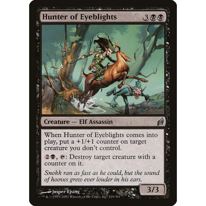 Magic: The Gathering Hunter of Eyeblights (119) Moderately Played