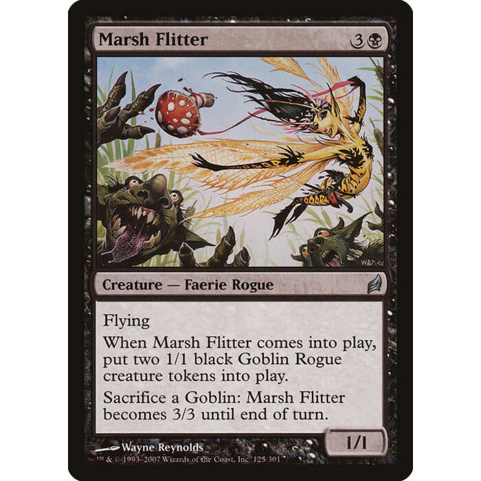 Magic: The Gathering Marsh Flitter (125) Moderately Played