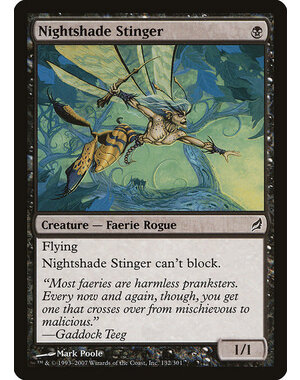 Magic: The Gathering Nightshade Stinger (132) Moderately Played